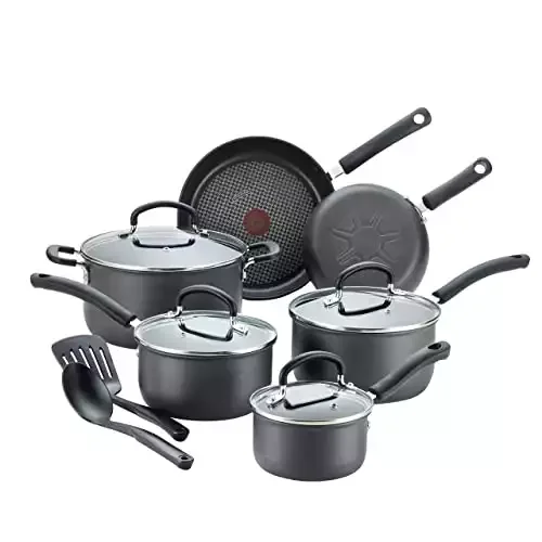 T-Fal Ultimate 12-Piece Set, Hard Anodized