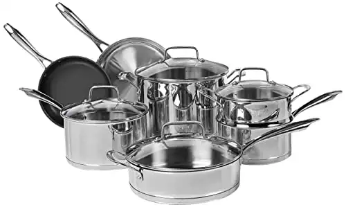 Cuisinart MultiClad Pro 8.86-in Stainless Steel Skillet in the