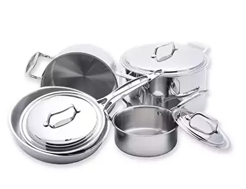 USA Pan 5-Ply Stainless Steel Cookware
