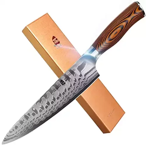 TUO Damascus Chef’s Knife