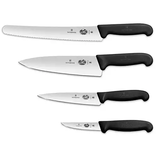 Victorinox Fibrox Pro Knife Set, 4-Piece